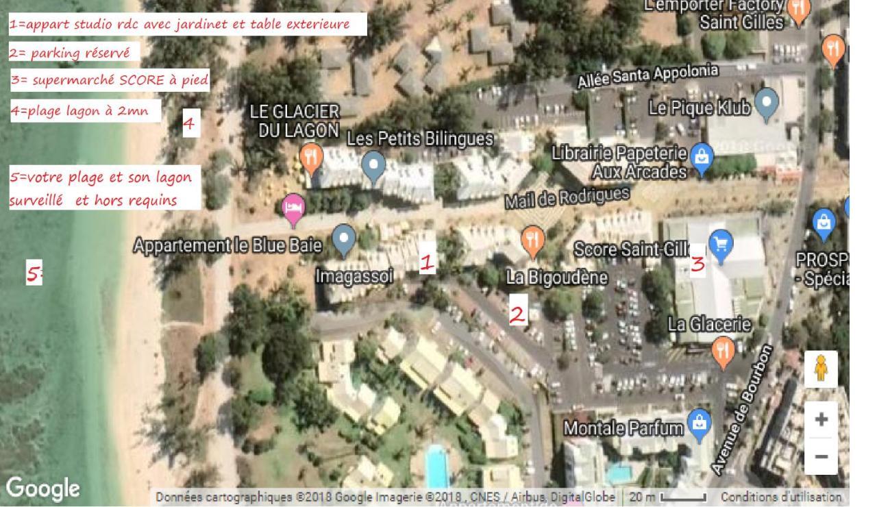 A Pied Dans L Eau Ecolo 97434 Διαμέρισμα L'Ermitage-Les-Bains Εξωτερικό φωτογραφία